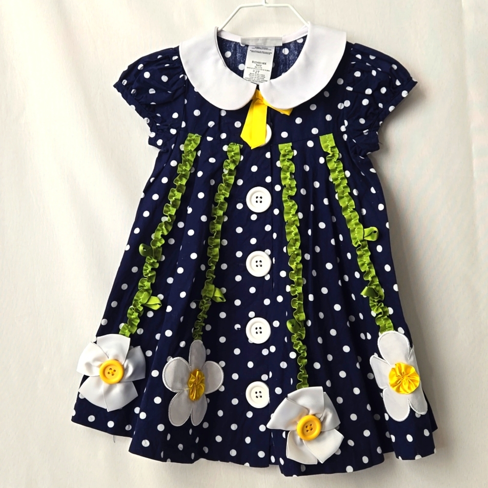 Bonnie Jean Daisy Dress size 2T